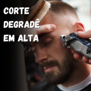 corte degrade em alta